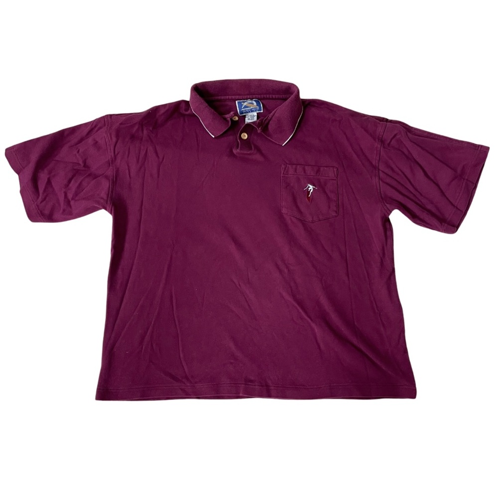 Vintage 90s Duke Boyd America Men’s Surfboard Polo Shirt Size L